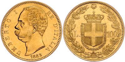 Umberto I. 1878-1900 GOLD - Mince a medaile