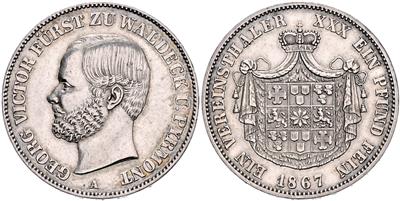 Waldeck u. Pyrmont, Georg Victor 1852-1893 - Münzen und Medaillen