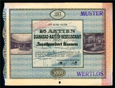 Aktien mit Wienbezug - Monete e medaglie