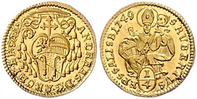 Andreas Jakob v. Dietrichstein GOLD - Monete e medaglie