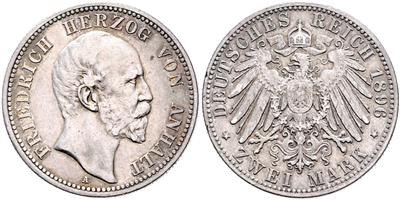 Anhalt, Friedrich 1871-1904 - Münzen und Medaillen