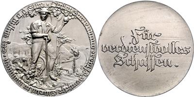 Aussig a. d. Elbe / Usti nad Labem, Obst- und Gartenbauverein - Mince a medaile