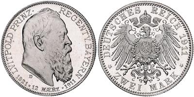 Bayern, Prinzregent Luitpold - Coins and medals