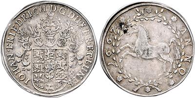 Braunschweig- LüneburgCalenberg- Hannover, Johann Friedrich 1665-1679 - Coins and medals