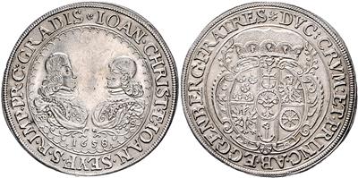 Eggenberg, Fürstentum; Gradisca, Grafschaft, Johann Christof Johann Seyfried, Herzöge von Krummau 1649-1664 - Coins and medals