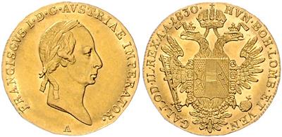 Franz I. GOLD - Mince a medaile