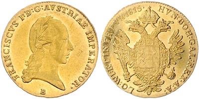 Franz I. GOLD - Coins and medals