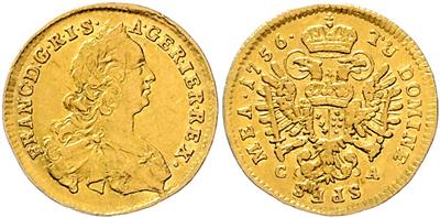 Franz I. Stefan GOLD - Mince a medaile