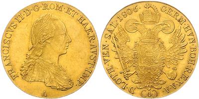 Franz II. GOLD - Mince a medaile