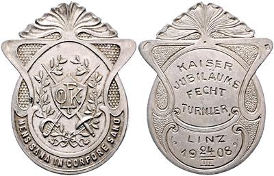 Franz Josef I., Linz - Monete e medaglie