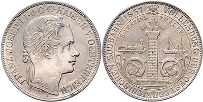 Franz Josef I., Triest - Coins and medals