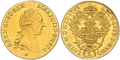 Josef II. 1780-1790 GOLD - Münzen und Medaillen