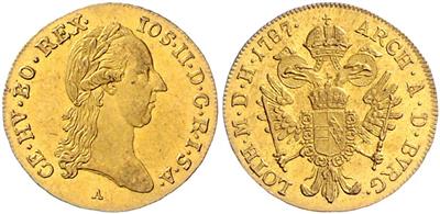 Josef II. GOLD - Coins and medals