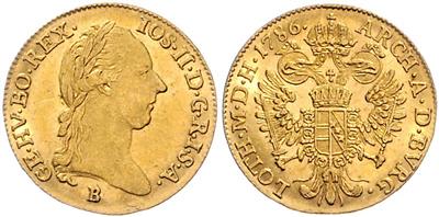 Josef II. GOLD - Mince a medaile