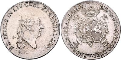 Kurland u. Semgallen, Peter Biron 1769-1795 - Mince a medaile