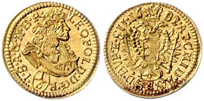 Leopold I. GOLD - Monete e medaglie