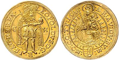 Leopold I. GOLD - Monete e medaglie