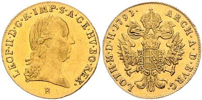 Leopold II. GOLD - Mince a medaile