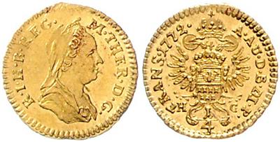 Maria Theresia 1740-1780 GOLD - Münzen und Medaillen