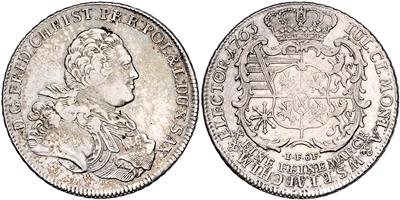 Sachsen A. L., Friedrich Christian 1763 - Münzen und Medaillen