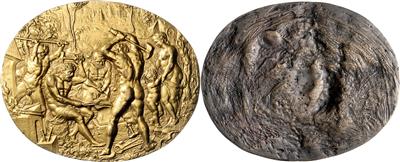 Venus und Amor in der Schmiede des Vulkan - Coins and medals