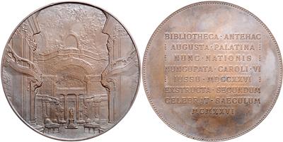 Wien, Österr. Nationalbibliothek, 200 Jahrfeier - Coins and medals