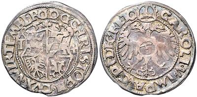 Württemberg, Christoph 1550-1568 - Münzen und Medaillen