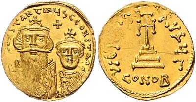 Constans II. 641-668 GOLD - Mince a medaile