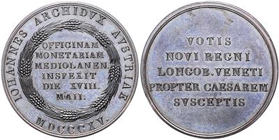 Erzhezog Johann - Münzen und Medaillen