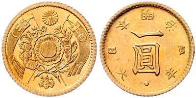 Japan, Mutsuhito 1867-1912 GOLD - Mince a medaile