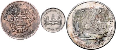 Kambodscha - Mince a medaile