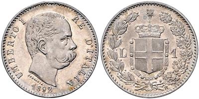 Umberto I. 1878-1900 - Münzen und Medaillen