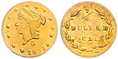 USA / Kalifornien GOLD - Coins and medals