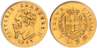 Vittorio Emanuele II. 1861-1878 GOLD - Coins and medals