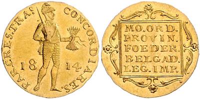 Wilhelm I. 1813-1815 GOLD - Mince a medaile