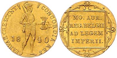 Willem I. 1815-1840 GOLD - Münzen und Medaillen