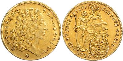 Bayern, Karl Albert 1726-1745 GOLD - Münzen, Medaillen und Papiergeld