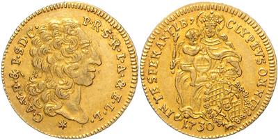 Bayern, Karl Albert 1726-1745 GOLD - Coins, medals and paper money