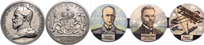 Bayern, Ludwig III. Steckmedaille sog. "Bayernthaler" 1914/16 - Coins, medals and paper money