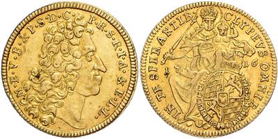 Bayern, Maximilian II. Emanuel 1679-1726 GOLD - Mince, medaile a papírové peníze