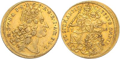 Bayern, Maximilian II. Emanuel 1679-1726 GOLD - Mince, medaile a papírové peníze