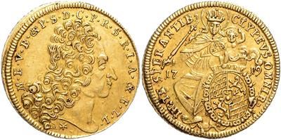 Bayern, Maximilian II. Emanuel 1679-1726 GOLD - Münzen, Medaillen und Papiergeld