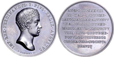 Ferdinand I. (V.) 1835-1848 - Mince, medaile a papírové peníze