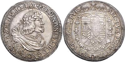 Ferdinand III. - Münzen, Medaillen und Papiergeld