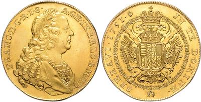 Franz I. Stefan, GOLD - Münzen, Medaillen und Papiergeld