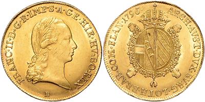 Franz II., GOLD - Mince, medaile a papírové peníze