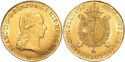 Franz II., GOLD - Münzen, Medaillen und Papiergeld