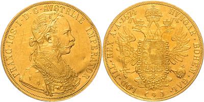 Franz Josef I. GOLD - Mince, medaile a papírové peníze