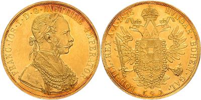 Franz Josef I. GOLD - Mince, medaile a papírové peníze