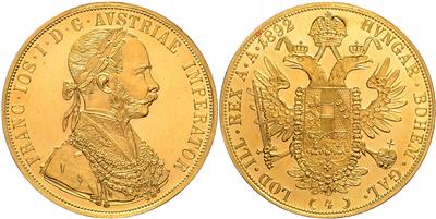 Franz Josef I. GOLD - Münzen, Medaillen und Papiergeld